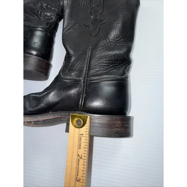 Lucchese Women 5B Classics Roper Black Boots L5512RR L4002 57943 Made In USA - Image 14