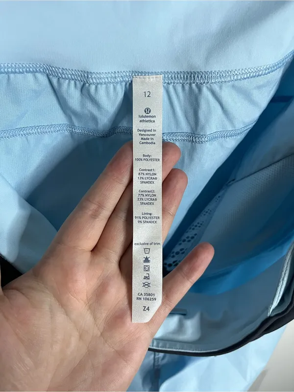 Lululemon Run Sun Sprinter Shorts Sz 12 NWT Moisture Wicking Stretch Mesh Pocket - Image 12
