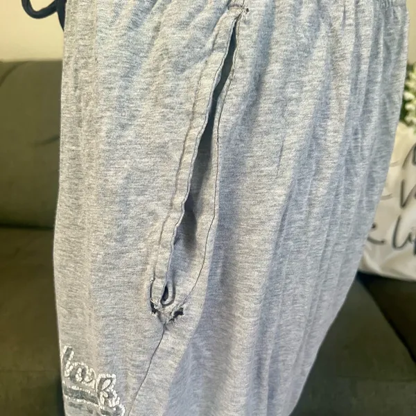 Papi Light Grey Lounge Pants Gray Size L - Image 6