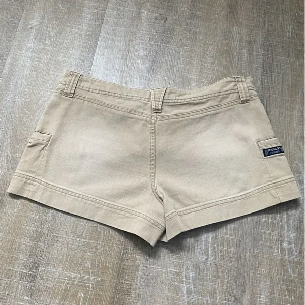 Vintage Periscope Y2K Khaki Cargo Shorts Low Rise Utility Mini Shorts 11 Bratz - Image 7