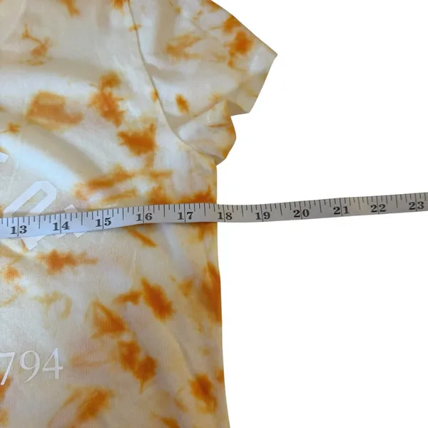 PINK Victoria's Secret University Of TN Orange White Tie Dye Shirt Large College - Image 9