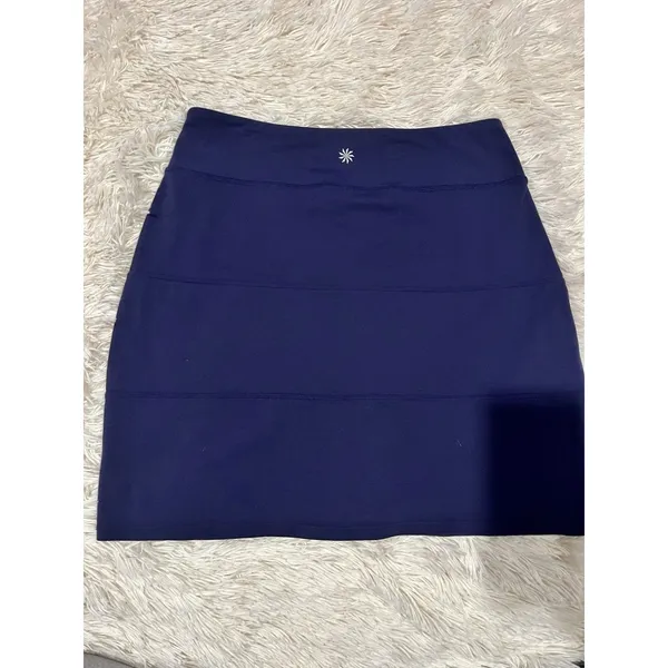 Athleta Tennis Skirt Blue Size Small Tall ST With Pocket Activewear - Image 5