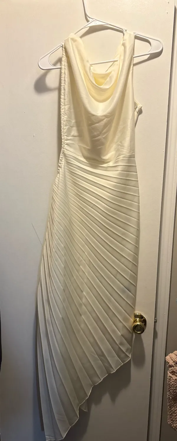 Long cream colored dress White Size M - Image 4