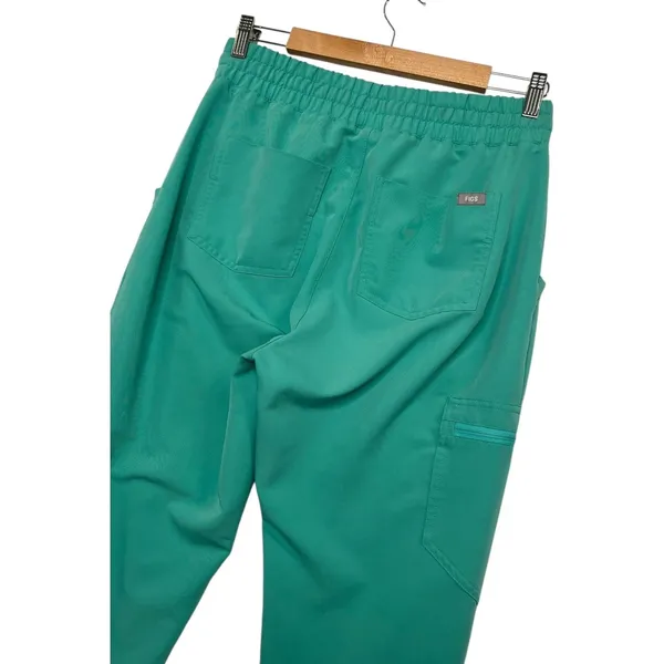 Figs Joggers Scrub Pants Women Small Green High Waist Zamora Technical Utility - Image 8