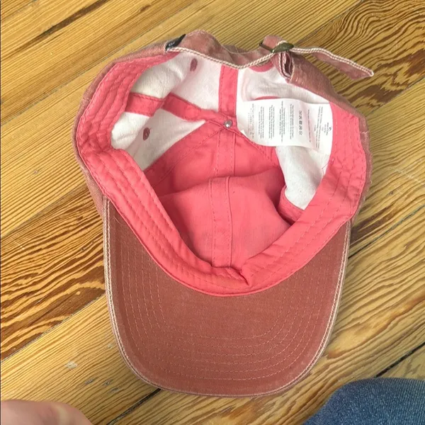 Rip Curl Pink Distressed Baseball Cap - Image 5