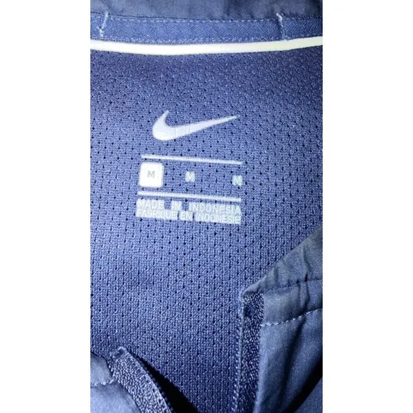 Nike Penn State Nittany Lions Adult Medium Navy Full Zip Windbreaker Jacket - Image 4