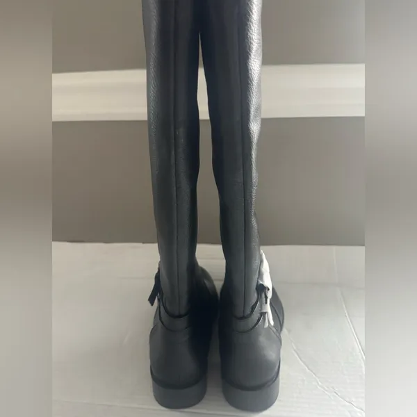 NEW Naturalizer Women’s Garrison Black Riding boots Mid Calf Boot 7.5 Wide - Image 6