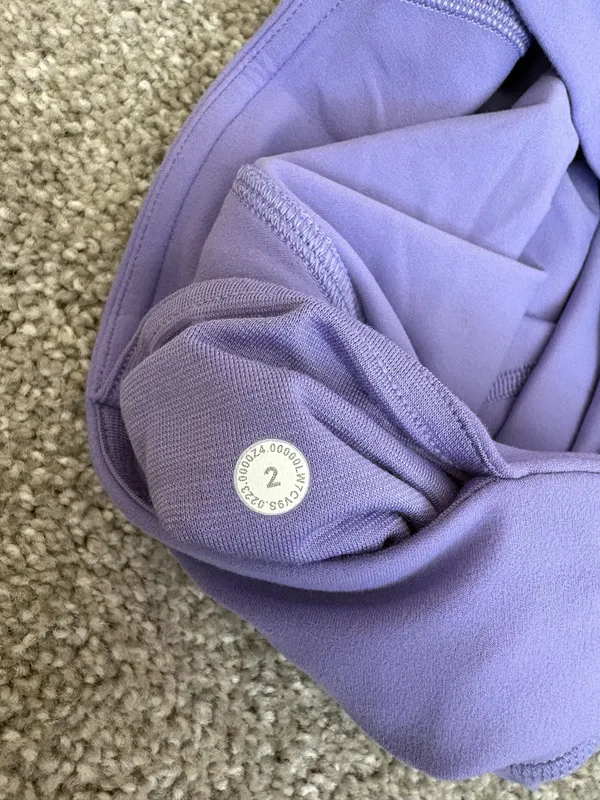 Lululemon Align Curve Seam High-Rise Shorts 6" Dark Lavender 2 - Image 6