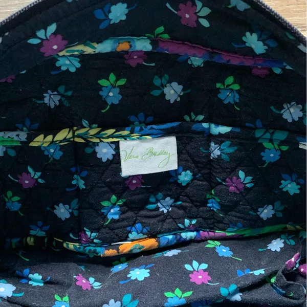 Vera Bradley Midnight Blues Floral Shoulder Bag - Image 6