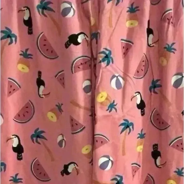 Chelsea Peers Women's XS Pajama Set‎ Tropic Like It's Hot in White and Pink - Image 7