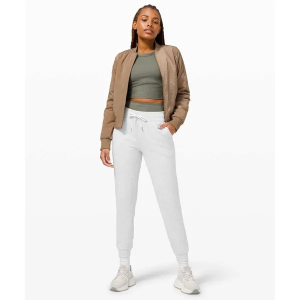 Lululemon Scuba High-Rise Jogger Fleece 28 Heathered Core Ultra Light Grey 4 - Image 2