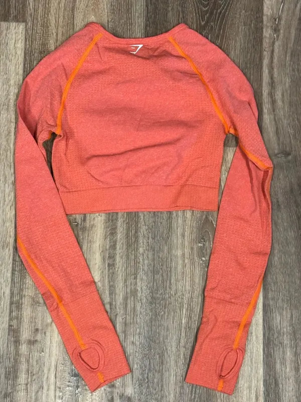 Gymshark Vital Crop Top Long Sleeve Women’s XS - Image 3