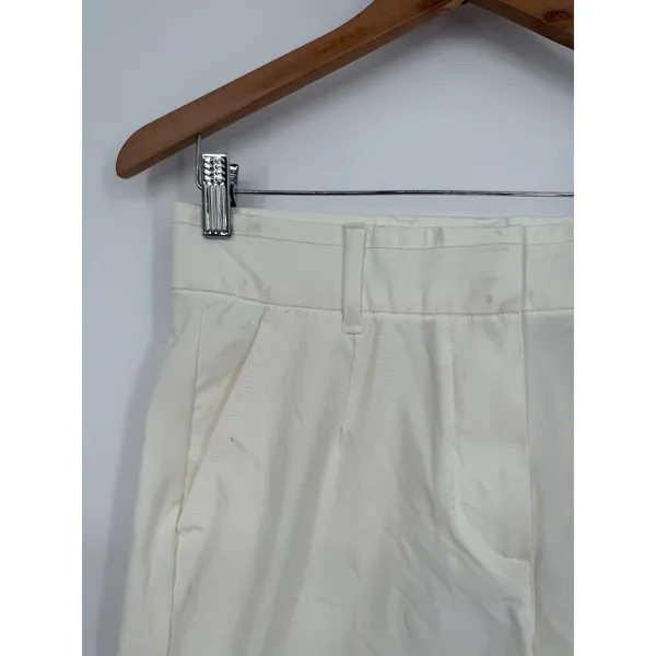 Nike Dri Fit Victory Golf Shorts‎ Womens S White Logo Mesh Lined Standard Fit - Image 2