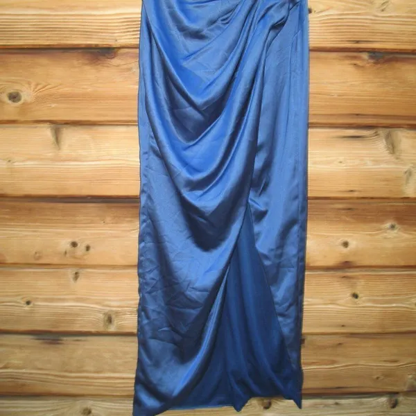 Mac Duggal 27014 PUFF SLEEVE PLEATED BODICE DRAPED GOWN 8 Runs Small - Image 12