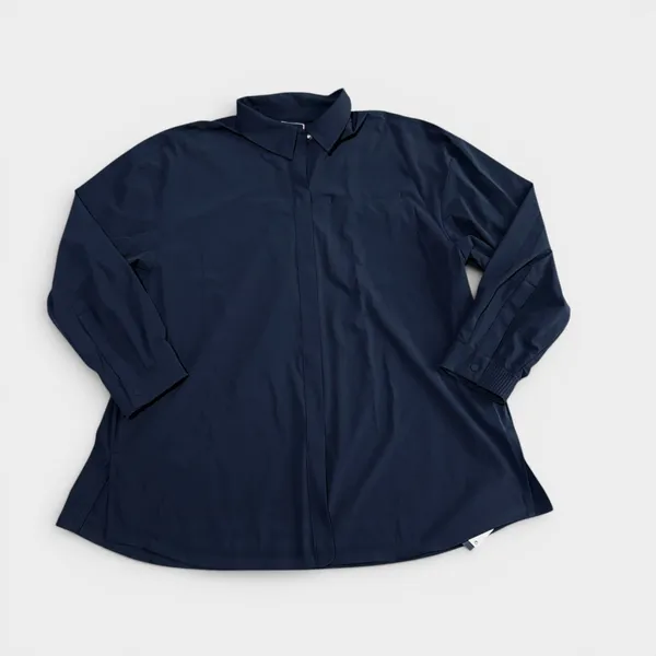 Nike 24.7 Dri-FIT Women's Oversized Button Down Woven Shirt Black NWT Size Large - Image 8