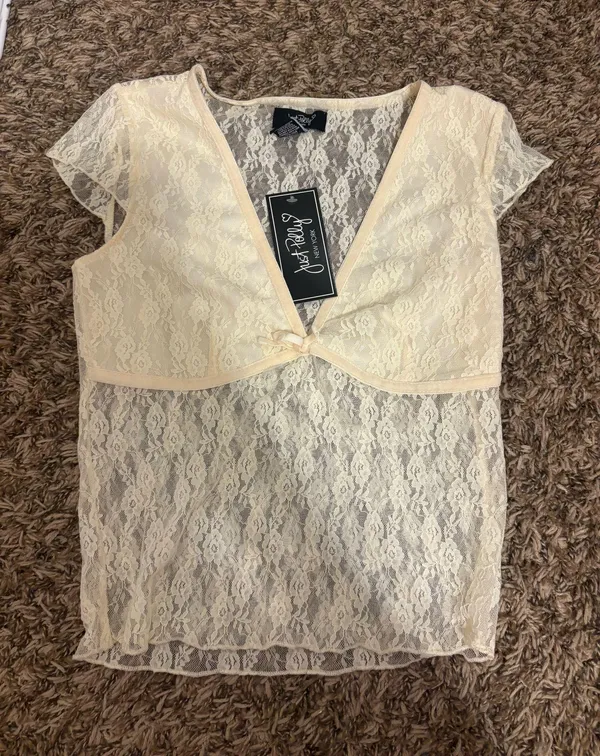 Lace top Yellow Size XS - Image 2