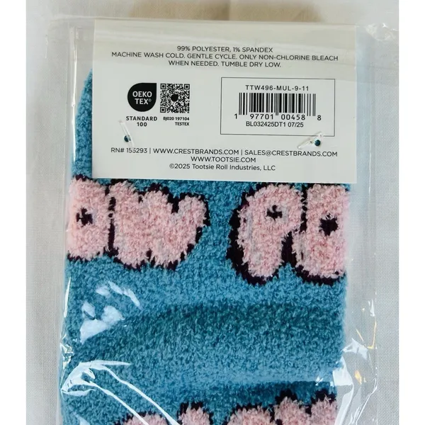 New Retro Candy Crew Socks Women’s Size 5-9.5 Fuzzy Cozy Warm Nostalgic Novelty - Image 12