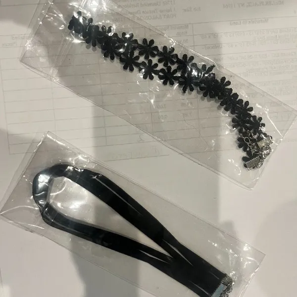 NWT Bundle‎ of Four Chokers Black - Image 4