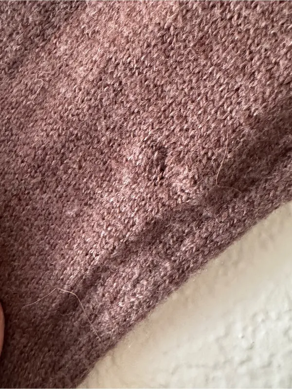 Patagonia Large Nordic Sweater Brown Coral No Belt - Image 6