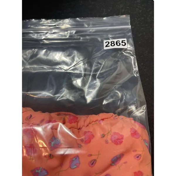 Delia’s Strapless Micro Floral Dress M Orange Blush Tube Mini Y2K Sheer NWT Flaw - Image 12