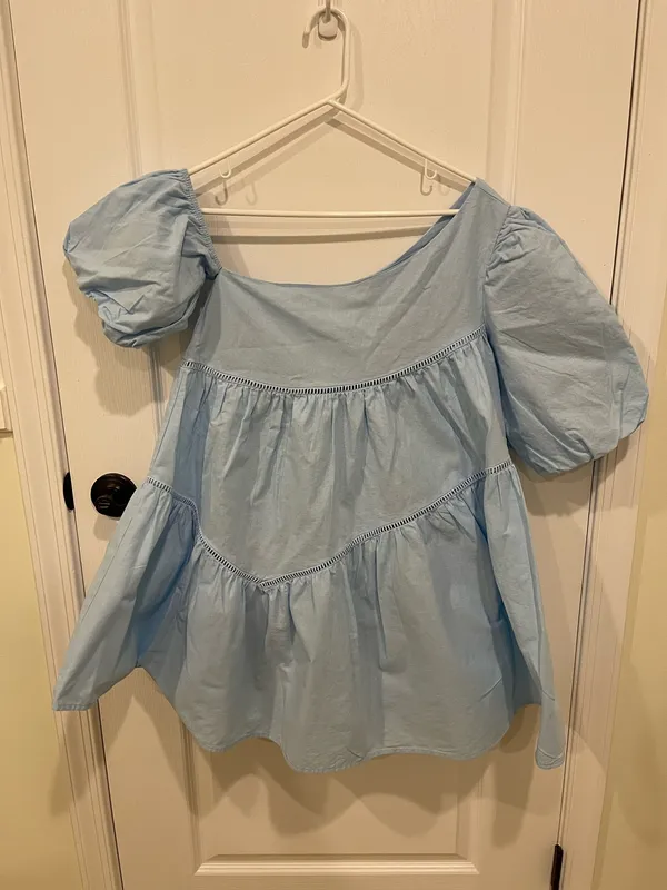 Altar'd State Hannah Dress - size small (off shoulder, puff sleeves ) - Image 2