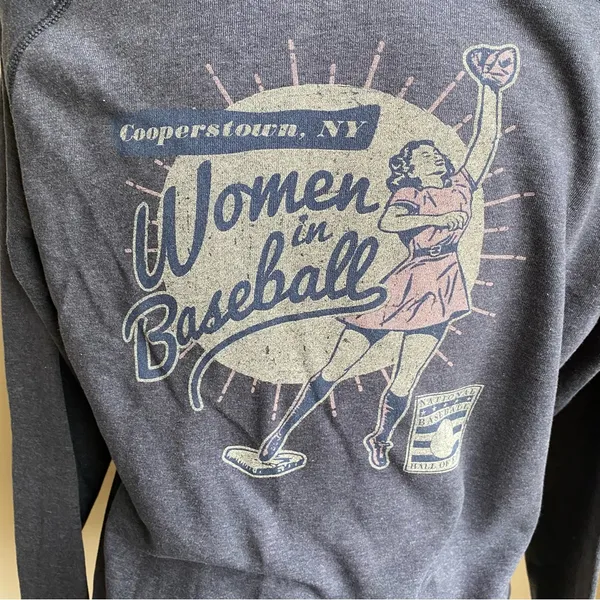 Women in Baseball Cooperstown Hoodie Gear for Sports - Image 3