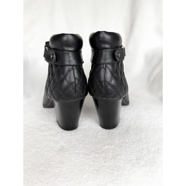 Alfani Wakefield Quilted Leather Booties Size 10 - Image 4