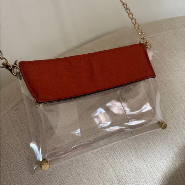 UT clear bag rust burnt football stadium approved Longhorns crossbody concert - Image 4