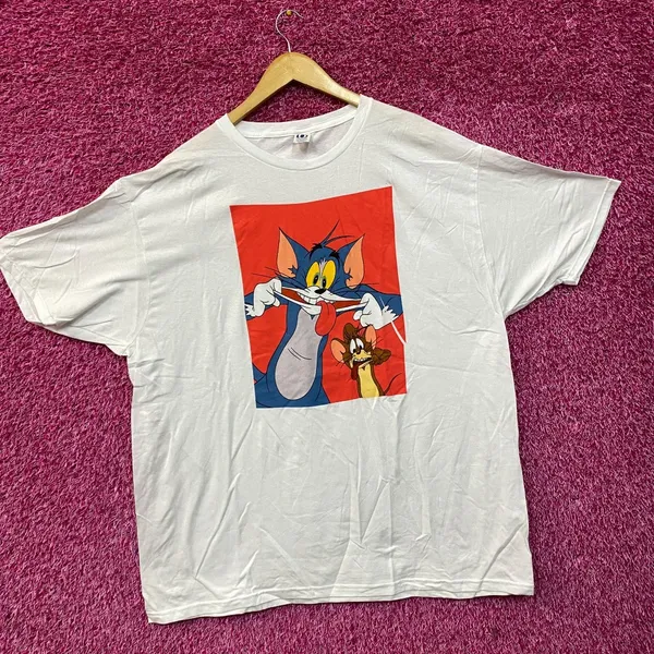 Cartoon Network Tom & Jerry Classic Cartoon Characters T-Shirt 2XL - Image 3