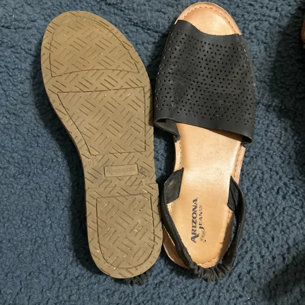 Blk sandals Black Size 10 - Image 2