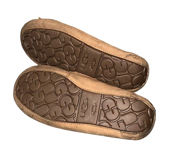 UGG Suede Moccasin Slippers - Image 4