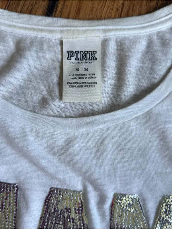 Victorias Secret PINK Sequin MIAMI Tee - Image 2