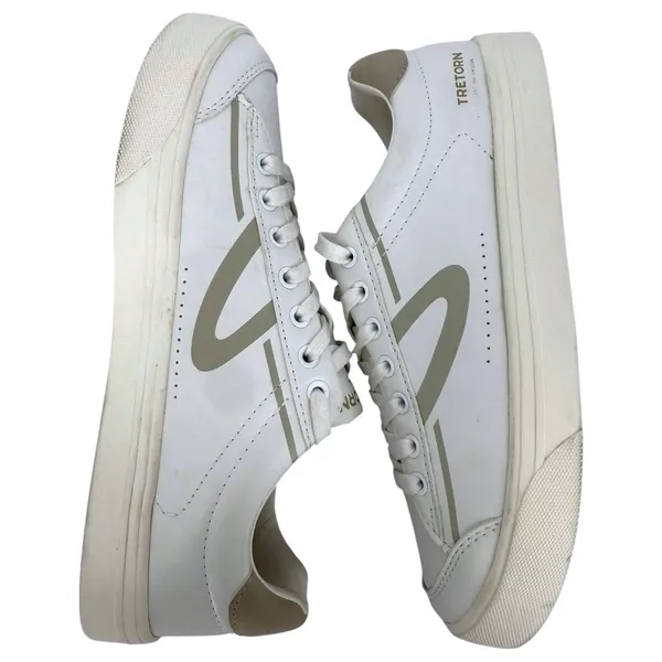 Tretorn Women's Serve‎ Sneakers Size 8M White Faux Leather Casual Shoes - Image 13