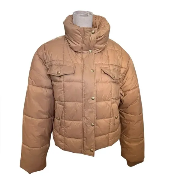 J.Crew Cropped puffer jacket with PrimaLoft Large - Image 2