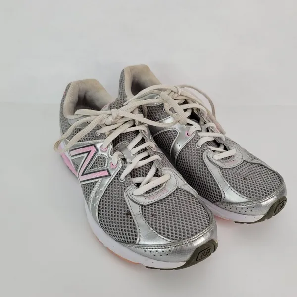New Balance Womens Susan G Komen WW665KM Size 8 Gray Breast‎ Cancer Sneakers - Image 2