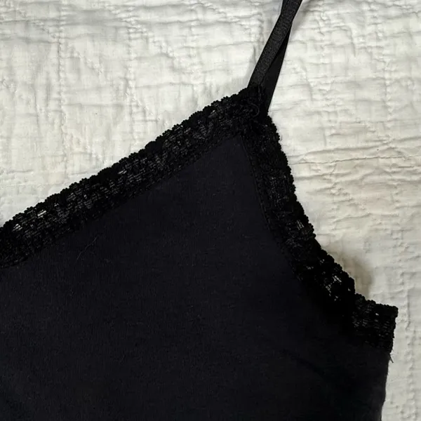 Esprit Black Lace-Trim Camisole - Image 5