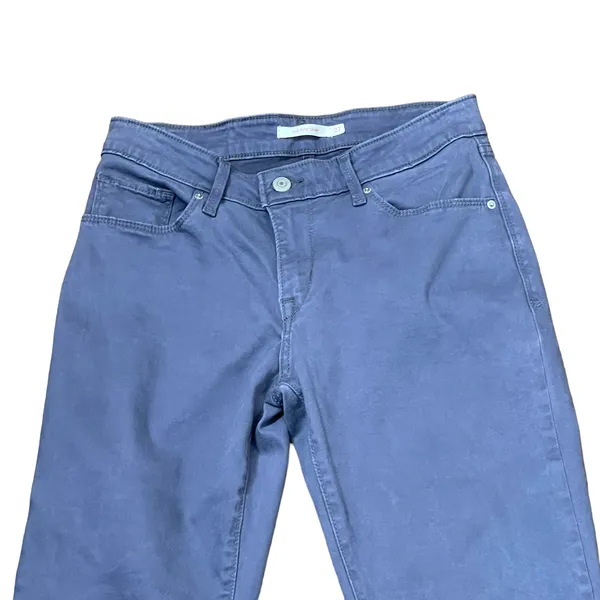 Levi's Womens Mid Rise Skinny Pants Size‎ 27 Gray Stretch Blend 27X29 Jeans - Image 2