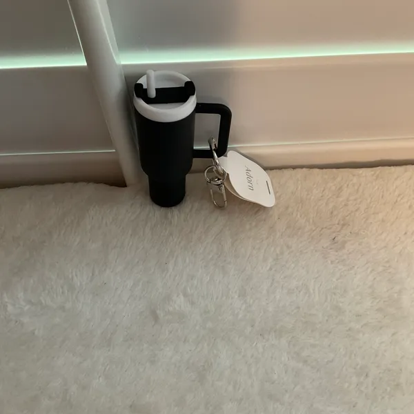 Black Drinking cup key fob - Image 3