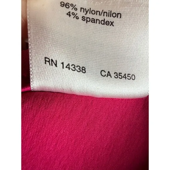 Danskin Hooded Half Zip Active Windbreaker Jacket Pink XL - Image 6