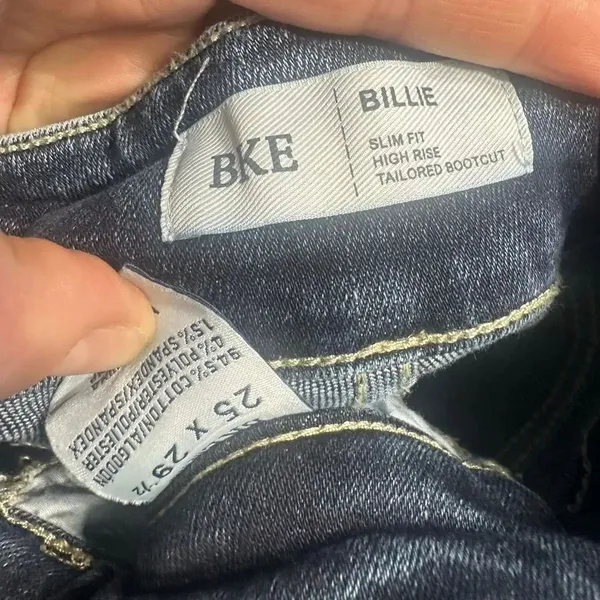 BKE Billie slim fit distressed 25x29.5 western normcore jeans - Image 2