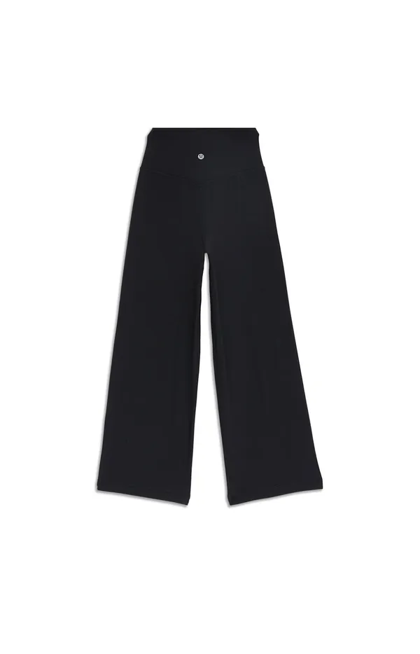 Lululemon Black High-Rise Cropped Wide-Leg Pant - Image 2