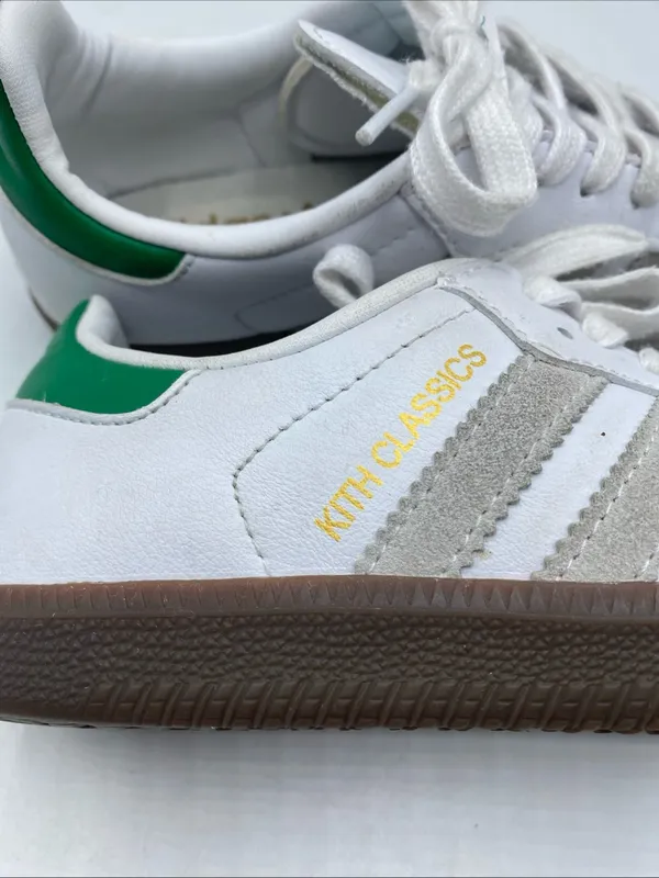 adidas Samba Kith x OG Classics Program Leather FX5398 Fairway Green Women 6 - Image 4