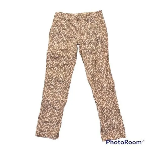 ✨Anthropologie The Wanderer Leopard/Animal Print Utility Pants with Belt✨ - Image 3