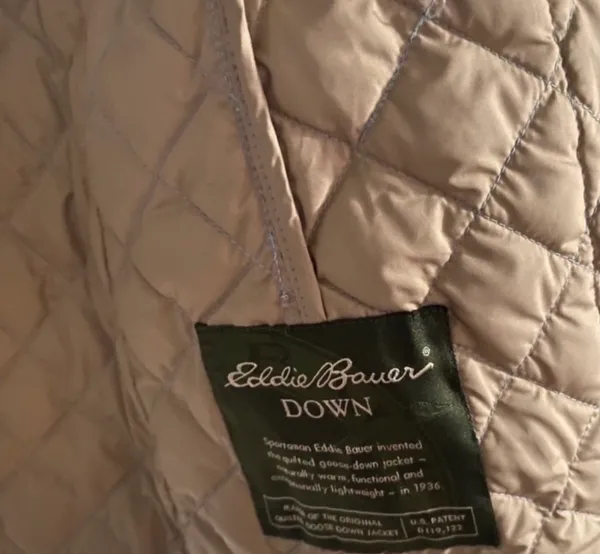 Eddie Bauer Down long sleeve jacket is a size Small. - Image 4