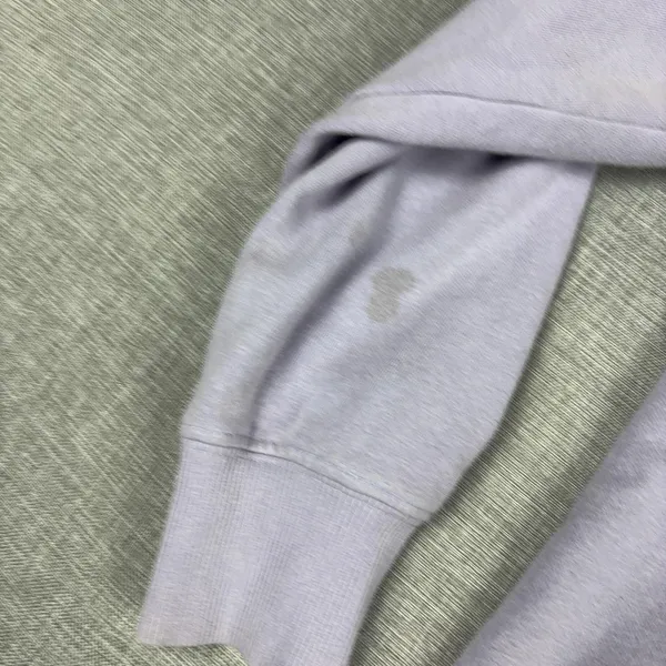 The North Face Hoodie Womens Large Purple Pullover Logo Kangaroo Pocket Fleece - Image 6