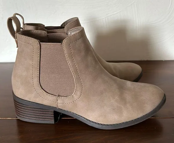 Taupe Ankle Boots Tan Size 7 - Image 5