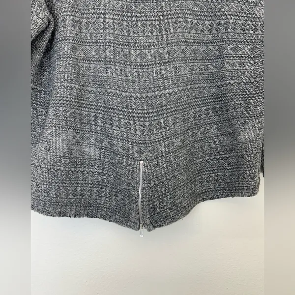 THEORY‎ Size S Sal B Woodstock Turtle Neck Sweater Gray EUC Wool Blend - Image 5