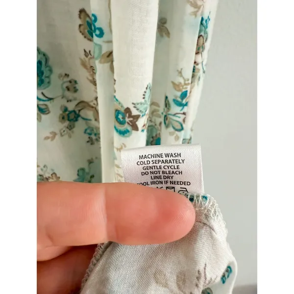 Tuckernuck | Tnuck‎ Beach | Coverup Delphinium Bloom Maxi Cassis Caftan | Sz S - Image 9