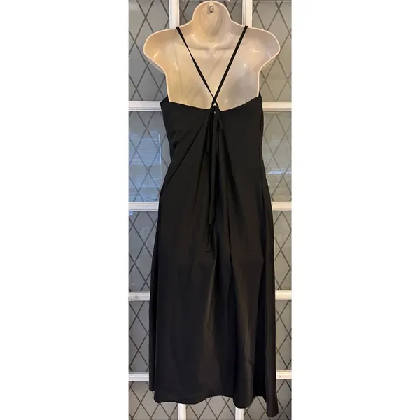 Forever 21 Black Cowl Neck Slip Dress Y2K Party Vibes – Womens Size 0X - Image 3