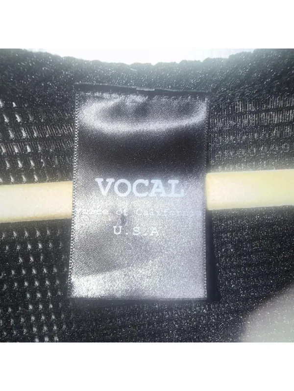 Vocal brand tunic features a sheer, metallic mesh design with a hi-lo hemline - Image 4